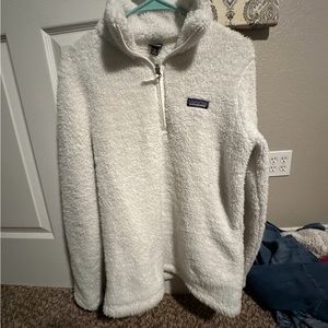 White Patagonia quarter zip